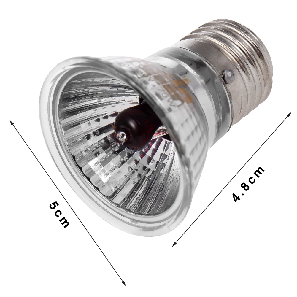 25/50/75/100 Вт UVA + UVB рептилия лампа черепаха гигантская УФ лампочки E27 Лампы Отопление амфибии ящерицы Температура контроллер