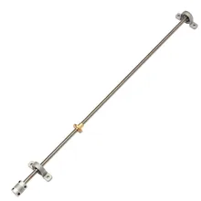 T8 Lead screw 500 mm 8mm + brass copper nut + Mounted ball bearing Bracket +Flexible Coupling for 3D printer&CNC Parts Set