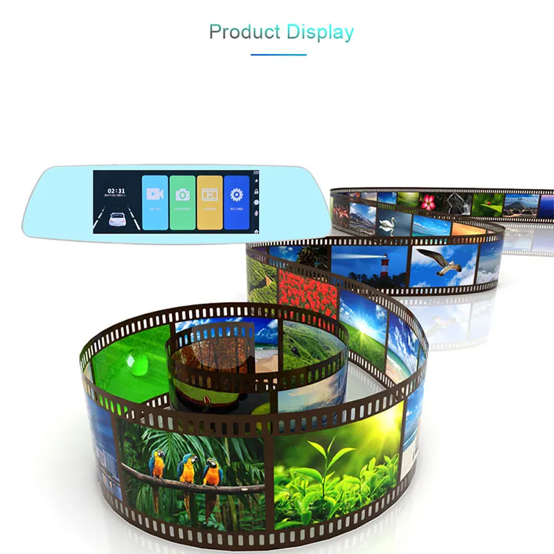 

Vehemo Dual Lens Driving Recorder Camera Dash Camera Car DVR Night Vision for Consumer Car Video Recorder Portable Electronics