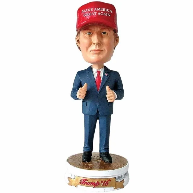 

Figure Decoration Model Cartoon Character Statue USA President Donald Trump Creative Resin commemorative doll Home Decoration