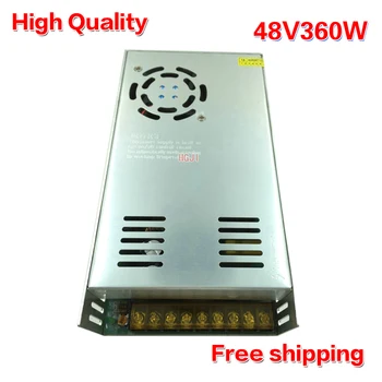 

high quality Input AC 110V / 220V to output DC 48V7.5A 360W High Efficiency Switching Power Supply