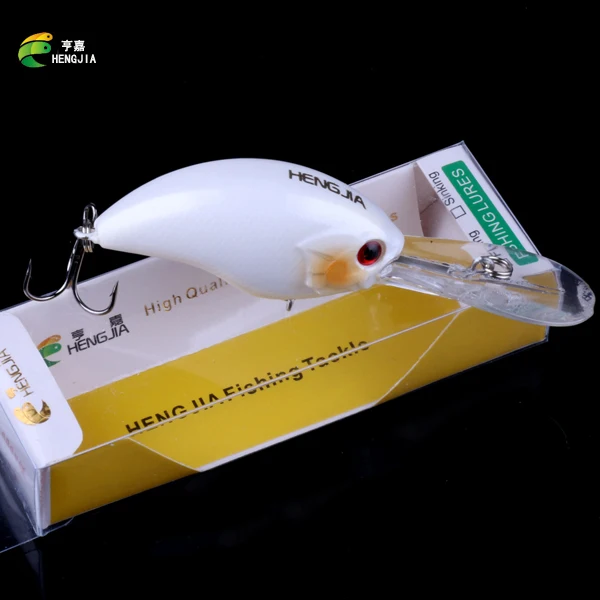  HENGJIA 12G 9CM Fishing Lures rock Crank Bait Crankbait Minnow Bass Treble Hooks swim Hard lure bai