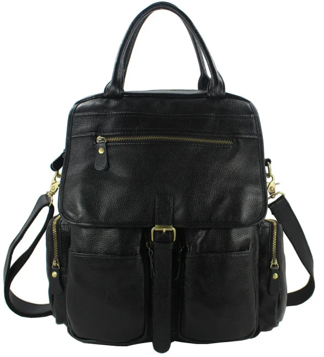 Модная женская сумка из натуральной кожи, женская сумка через плечо, кожаная сумка, большая женская сумка на ремне, Черная