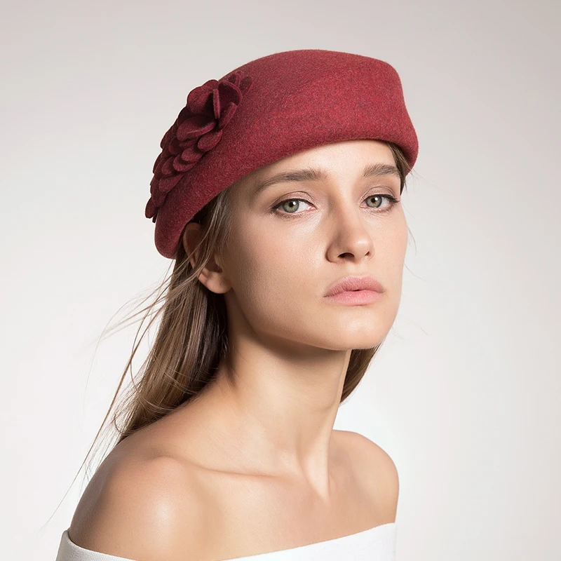 Lady Beret Hats for Autumn Winter Women French Artist Flat Cap 2017 new