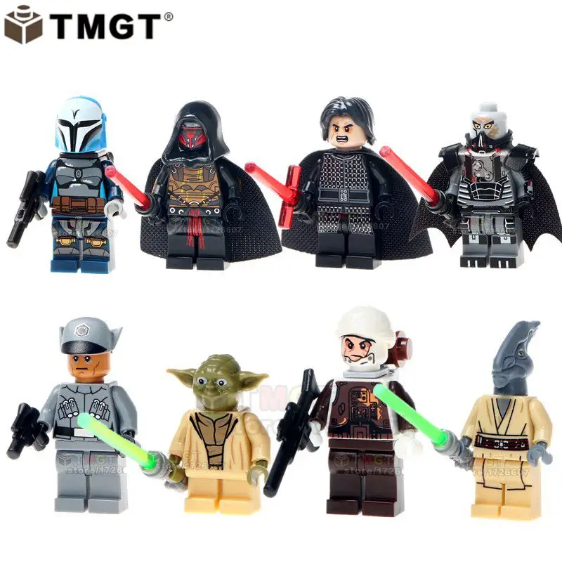 

Single Sale Coleman Trebor Jeddi Battle of Geonosis Darth Raven Yoda Building Blocks Toys for Children