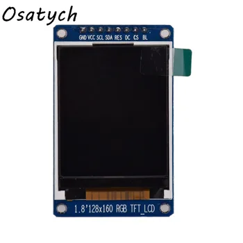 

SPI Serial Port Module TFT Color Screen 1.8inch 128*120 Color TFTLCD ST7735S For 51/ARM/Arduino Replacement