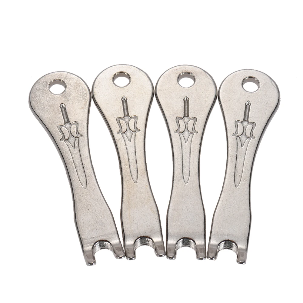 4pcs Acoustic Guitar Bridge Pin Remover String Peg Puller Pulling Tool Zinc Alloy Guitar