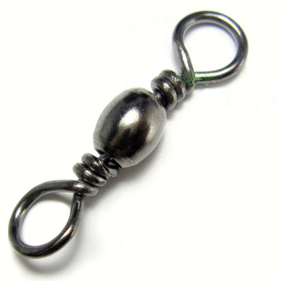 100pcs Rolling Swivel Fishing Swivel Terminal fishing tacklein Fishing
