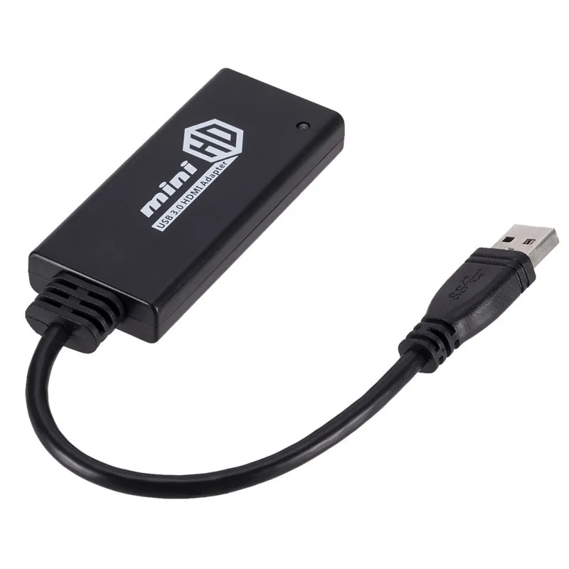 Адаптер с USB 3 0 Папа HDMI Mini HD 1080P адаптер для видеокабеля конвертер ПК и