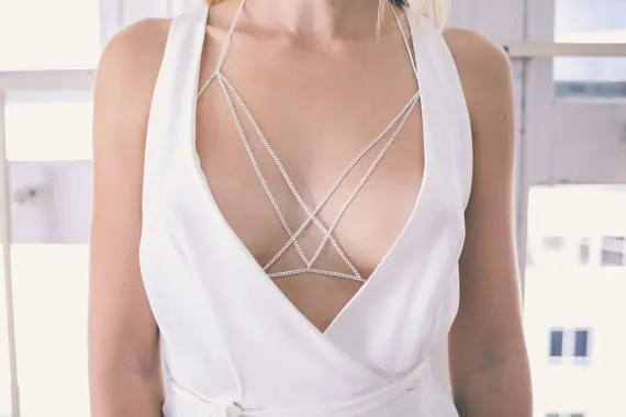 Женская портупея на талию сексуальный простой бюстгальтер Пляжное ожерелье