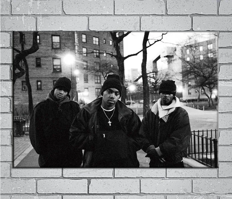 

Nas Time is Illmatic Hip Hop Light Canvas Custom Poster 24x36 27x40 inch Home Decor N868
