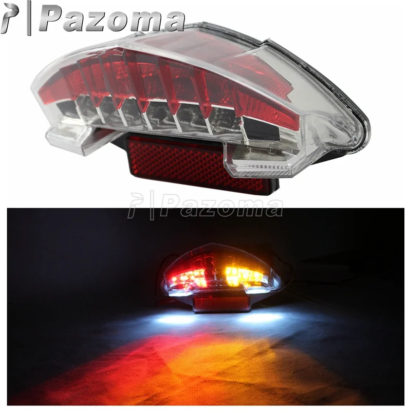 

Motorbike Clear LED Rear Taillight Brake Light For BMW F800S F800ST F800GT K71 F800R K73 R 1200 GS K25 Adventure K255 2003-2014