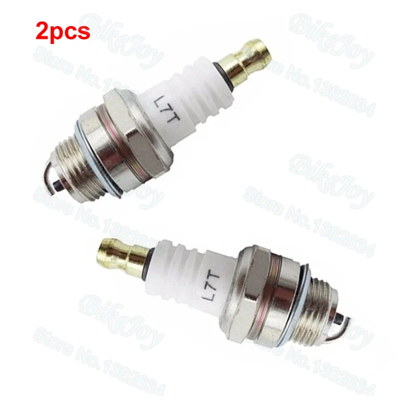 

2pcs/pack L7T Ignition Spark Plug 47cc 49cc 2 Stroke ATV Quad Go Kart Tricycle Dirt Pocket Mini Moto Bike Motorcycle Parts