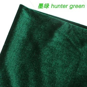 

Hunter Green Silk Velvet Fabric Velour Fabric Pleuche Fabric Table Cloth Table Cover Curtain Fabric Sold BTY
