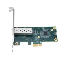 DIEWU Intel I210 PCIe Gigabit Одиночная SFP волоконная сетевая lan Карта
