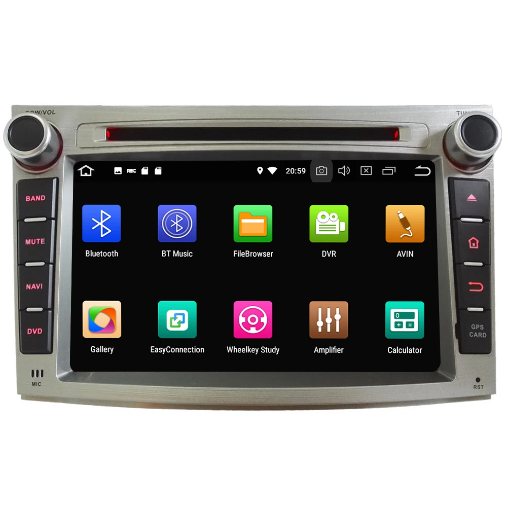 Discount 7" Octa Core 4G Android 8.1 4GB RAM 64GB ROM RDS Car DVD Player Radio GPS Glonass Navigation For Subaru Outback Legacy 2009-2014 1