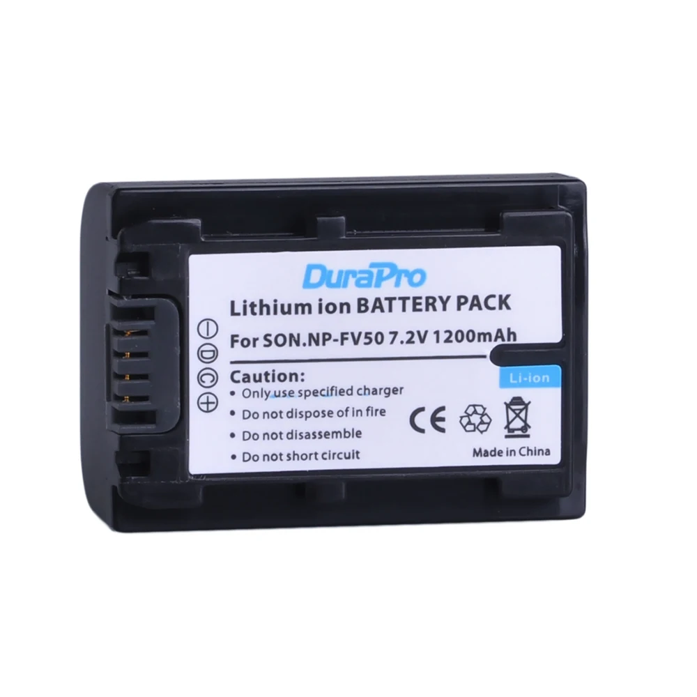 Аккумулятор для камеры DuraPro NP FV50 4 шт. + зарядное устройство с двумя USB портами SONY