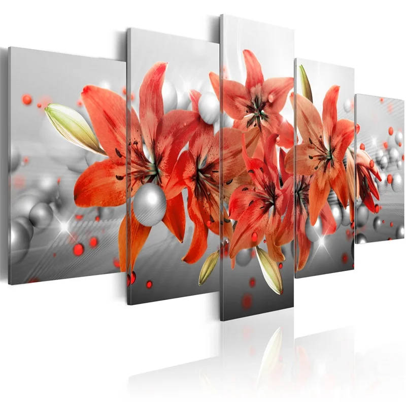 

Home Decorative Wall Decor Abstract floral poster Painting Art Silk Picture wall pictures for living room PJMT-B (574)