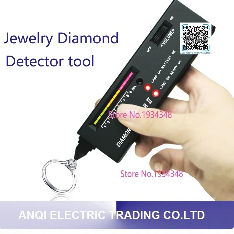 Free Shipping Jewelry tool Diamond Detector Electronic Diamond Selector