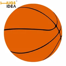 HUGSIDEA люстра в форме баскетбольного/футбольного мяча круглый Стиль украшения пушистые коврики домашние противоскользящие Спальня коврик, напольный ковер круглый ковер 60*60 см