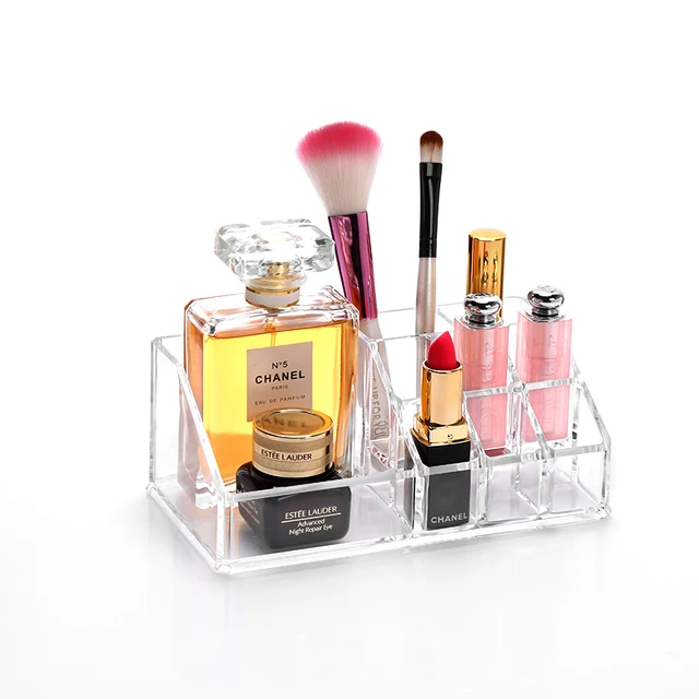 908 12 De Réductionm Acrylique Rouge à Lèvres Organisateur Effacer Maquillage Titulaire Clair Transparent Cosmétique Rouge à Lèvres Conteneur De