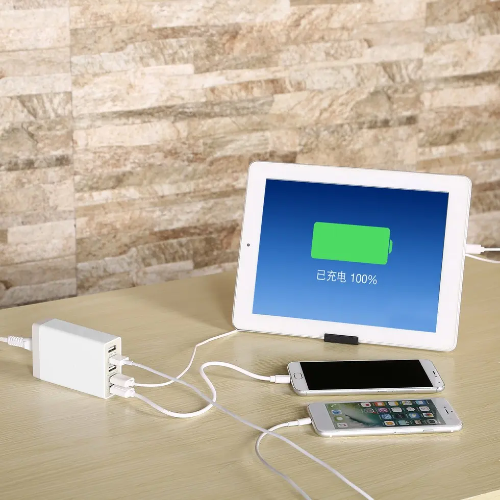 

5PCS Charging Smartphone Charge Socket AU Plug 5V 8A 5 Ports USB Charger Adapter