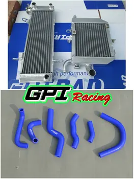 

For Honda VFR400R NC30/RVF400 NC35 aluminum alloy radiator & silicone hose BLUE HOSE