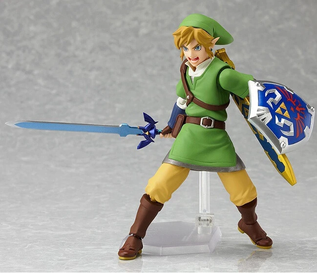 Link Zelda Legend of Zelda фигурка Небесный меч фигурки аниме ПВХ brinquedos Коллекция Модель игрушки Y6082