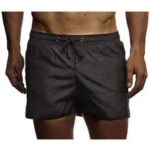 Мужские спортивные штаны для фитнеса, пробежки, Шорты для плавания, пляжные шорты, мужские быстросохнущие шорты с эластичным карманом для отдыха A30417