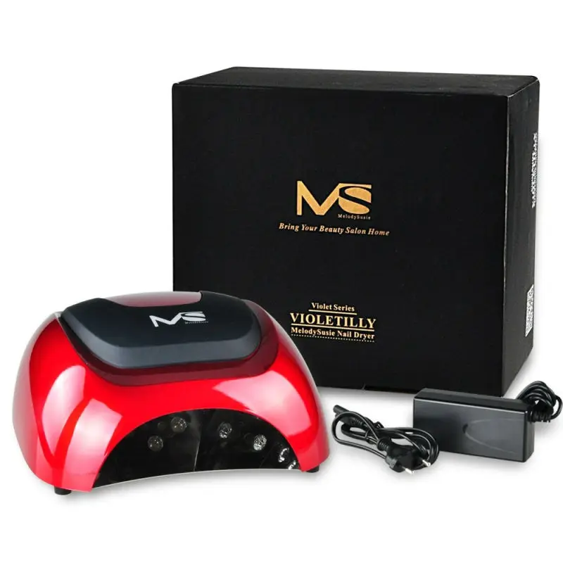 

MelodySusie Fashion 48W LED Nail Dryer Curing Lamp Machine for Gel Nail Polish Nail Art Tool led uv nail lamp light 100-240V