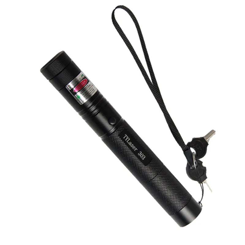 Z40 Military 532nm 5mw 303 Green Laser Pointer Lazer Pen Burning Beam Burning Match flashlight for 18650 Battery Security lock - Emitting Color: Package A