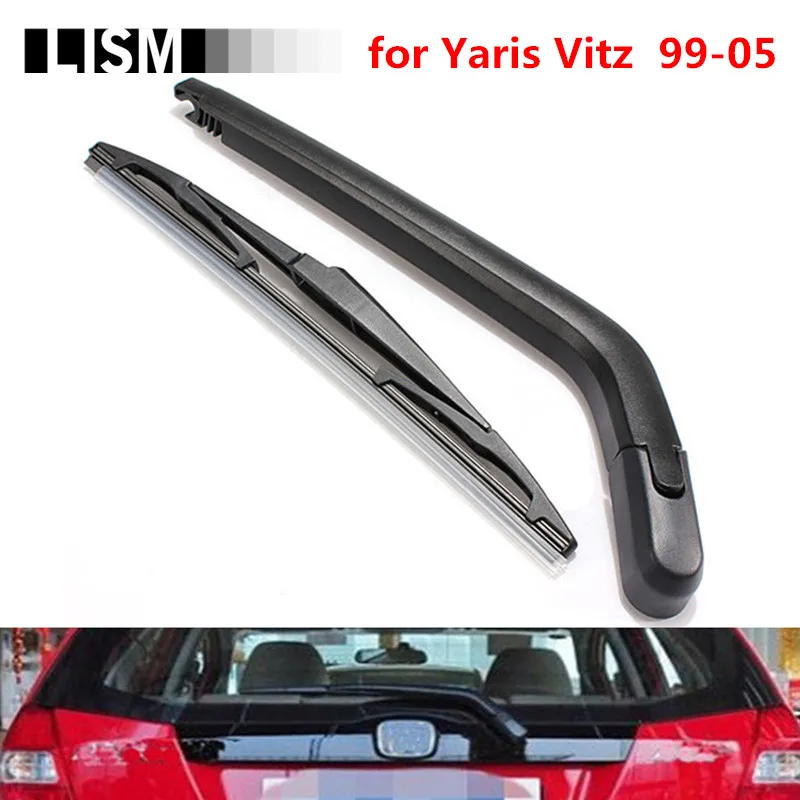 

Rear Windshield Wiper Blades Refill Brushes for Car Janitors for Toyota Yaris Vitz 1999-2005 Back Windscreen Window Washer