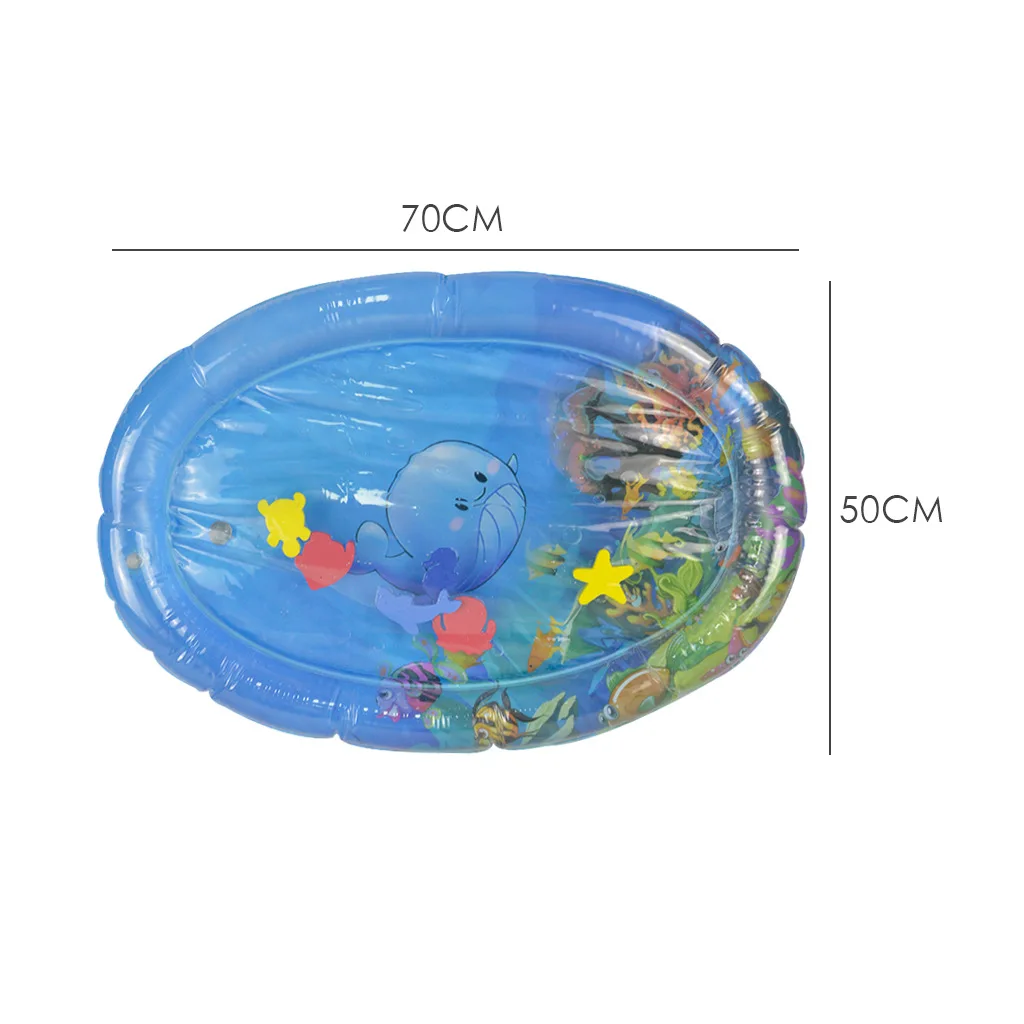 Baby Kids Water Play Mats Inflatable Infants Tummy Time Playmat Toys Fun Activity Carpet Hand-eye Coordination Toys for Children