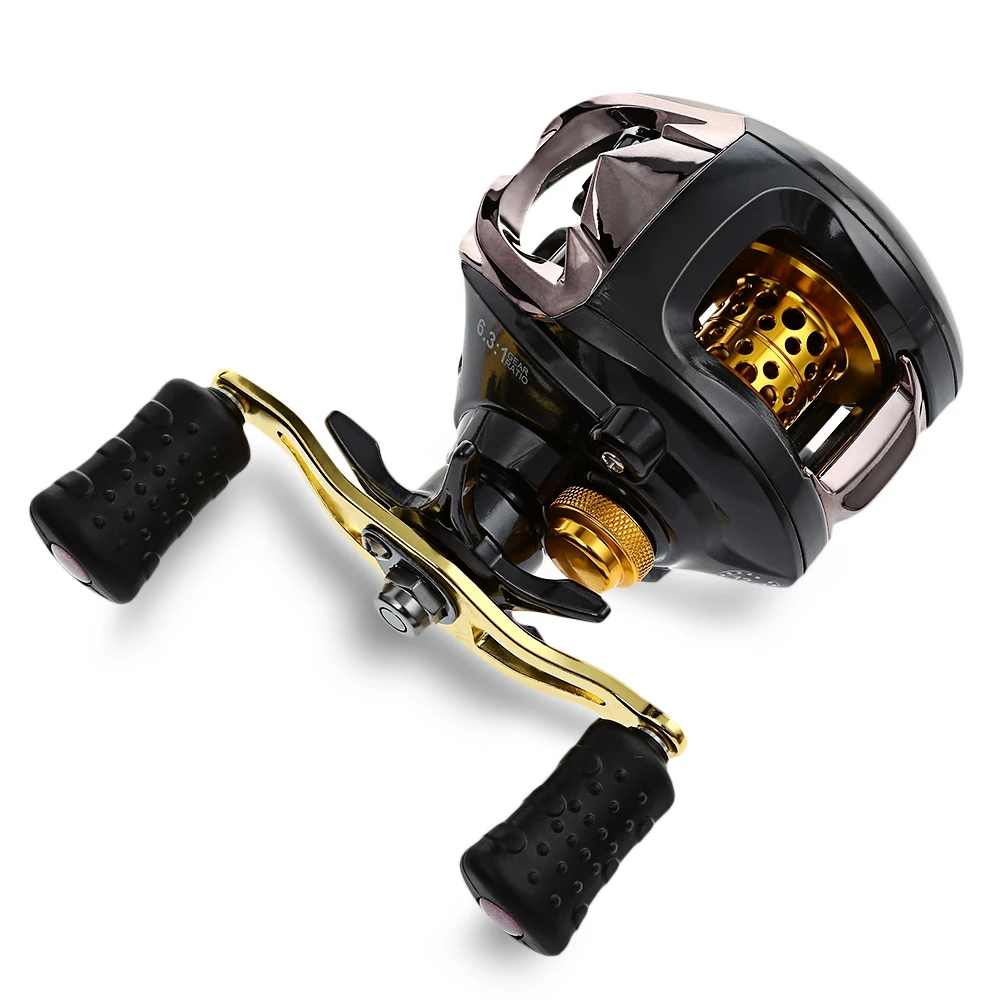 

12+1 Ball Bearings 6.3:1 Gear Ratio Right/Left Hand Fishing Reel Wheel Bait Casting Reel Magnetic Braking System Fishing Reels