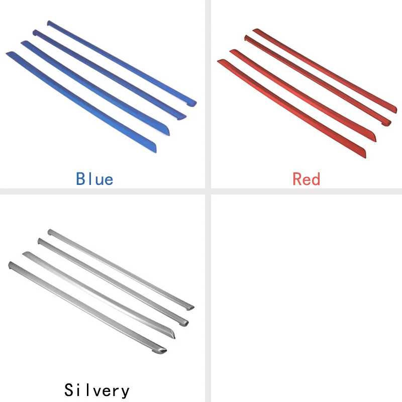 4 шт. внутренние дверные молдинги в полоску, внутренняя дверная ручка, декоративный кожух, пригодный для BMW 3, 4 серии и 3 серии GT