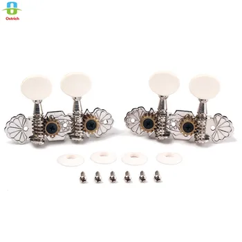 

Mica 2R2L Tuning Pegs Machine Heads For Ukulele Classical Guitar with Round Button