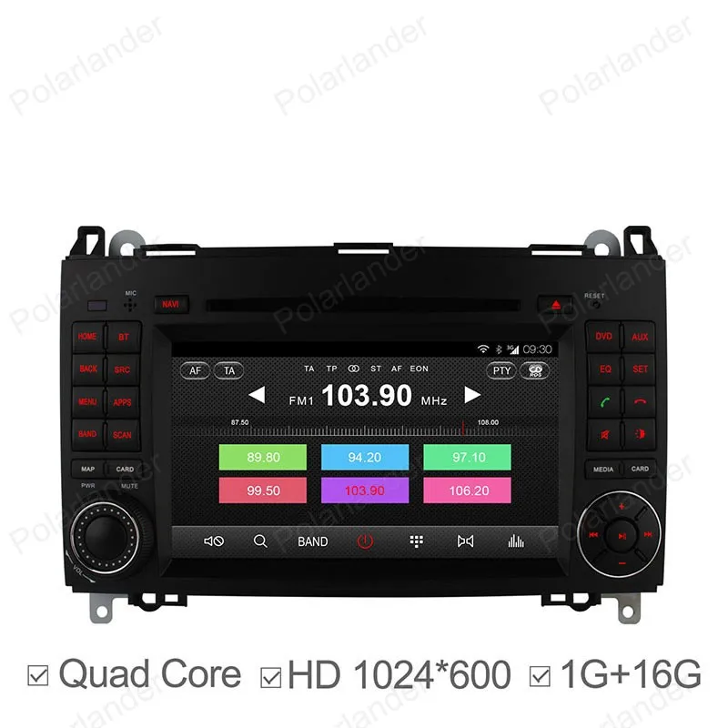Flash Deal Android4.4 Car DVD Support DTV BT 3G WiFi GPS DAB+ TPMStouch screen Quad Core radio For Benz B200 W169 A160 Viano Vito 26