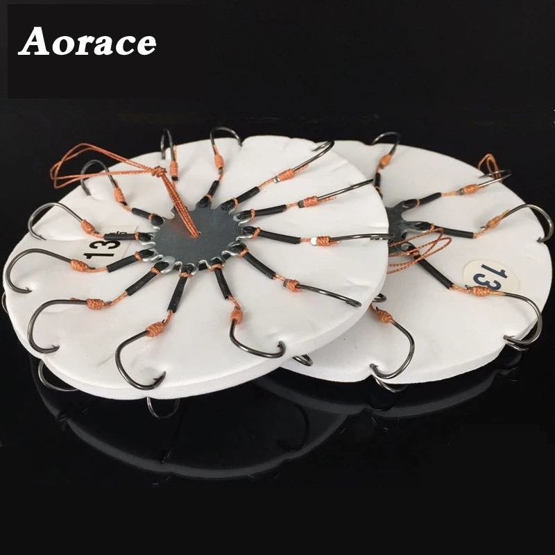 

2PC Fish Hooks for Fishing Flap Explosion String Hook Prevent Winding Lines Pesca with Hose 8 Carbon Steel Hooks