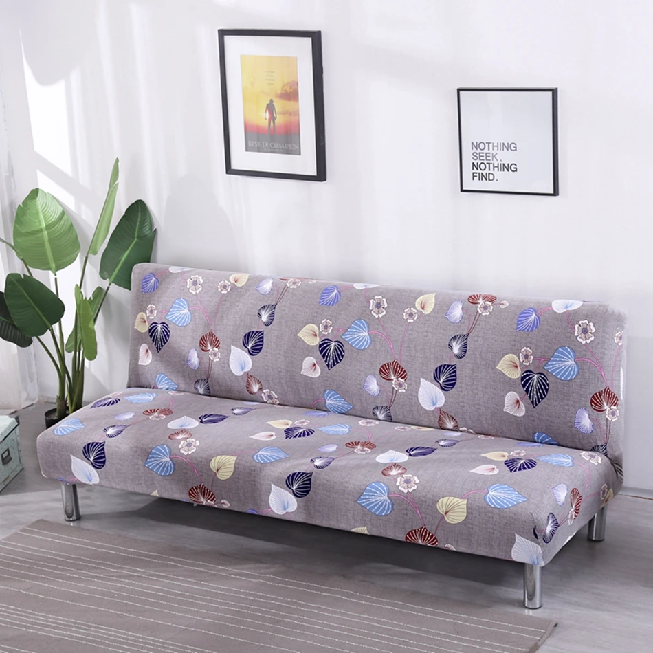 Cheap Grey Flowers Stretch Furniture Covers For Home Anti dirty No