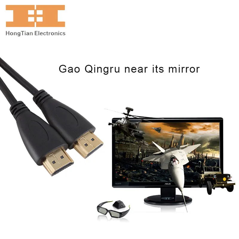 HDMI кабель 1080P высокоскоростной позолоченный штекер Male-Male 1,4 V HD кабели 3 фута 9 футов 0,3 м 1 м 2 м 3 м 5 м 7,5 м 10 м для HD lcd HDTV xbox