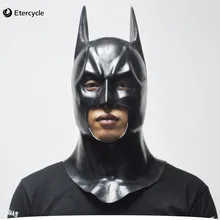 Batman maski dorosłych maska halloween pełna twarz lateksowe Caretas film Bruce Wayne Cosplay zabawki rekwizyty(China)
