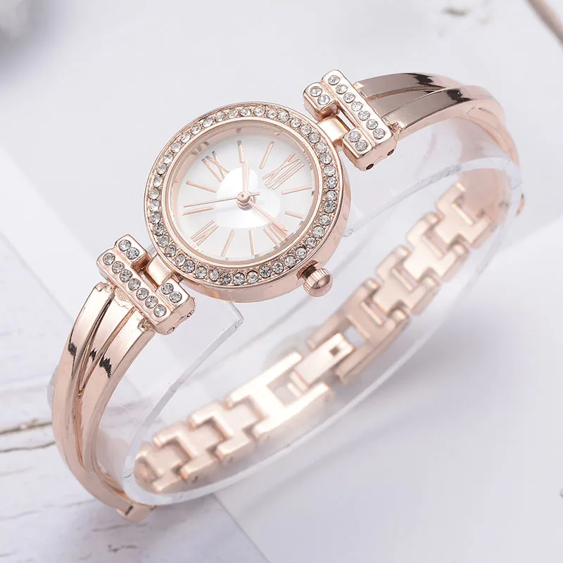

1 Pcs Women Lady Wrist Quartz Watch Alloy Strap Round Dial Mini Small Fashion Gift GDD99