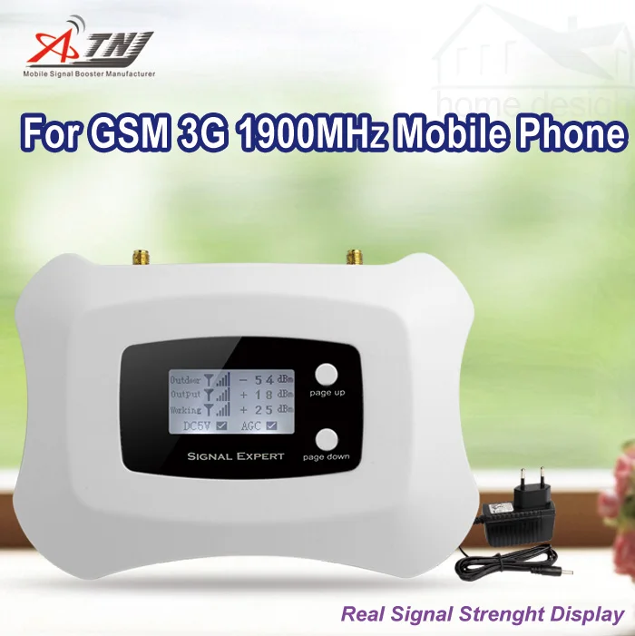 Full Intelligent 1900mhz 2g 3g mobile signal booster cell