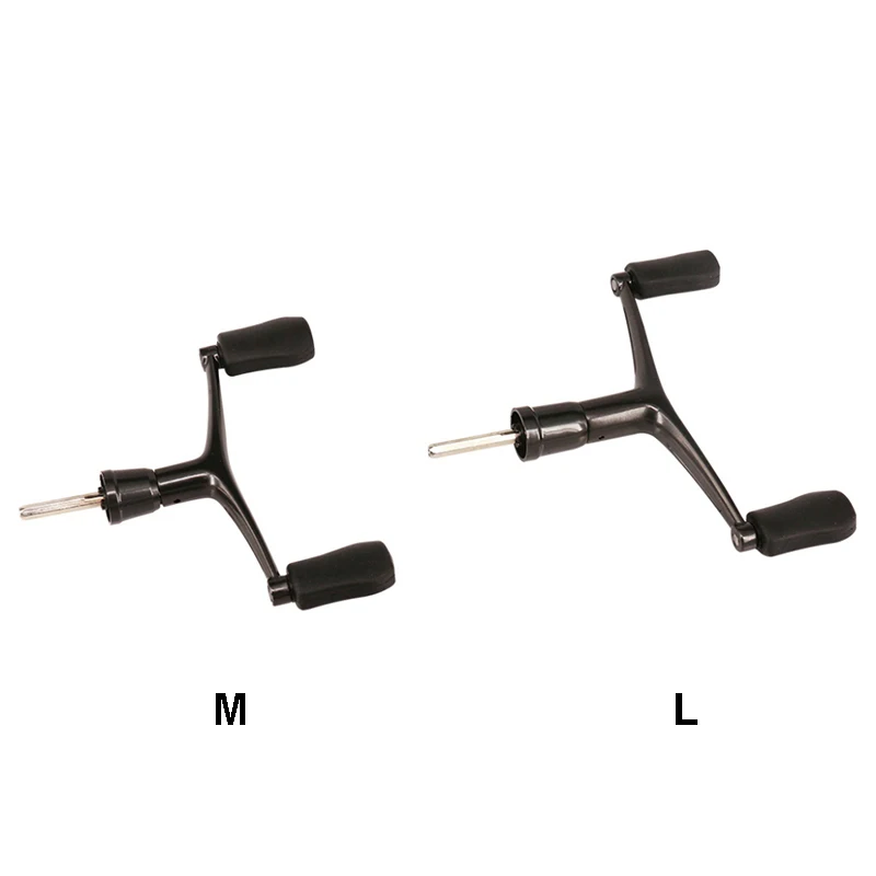 Рыболовная катушка ручка полностью Металлическая спиннинговая катушка складывающаяся ручка из нержавеющей стали двойные ручки ручка коромысло Рыболовная катушка аксессуар