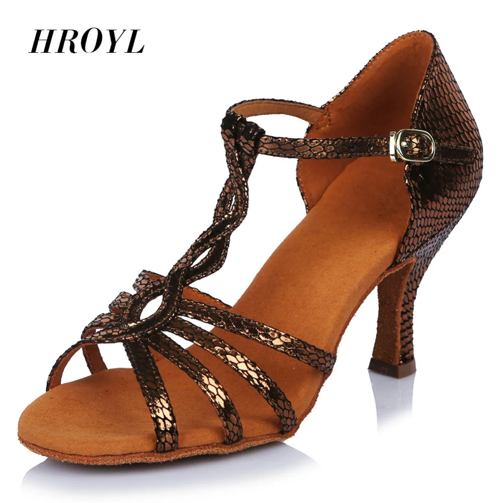 2017Brand Leather High Quality heel 2.56IN Ballroom Latin Tango Dance