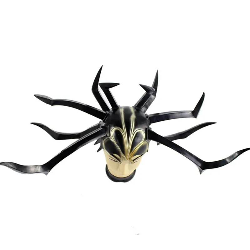 Thor: Ragnarok Hela Mask 1:1(LIFE SIZE) Cosplay Lifelike Retaining Cap Latex Action Figure Collectible Model Toy OPP D594 Thor: Ragnarok Hela Mask 1:1(LIFE SIZE) Cosplay Lifelike Retaining Cap Latex Action Figure Collectible Model Toy OPP D594