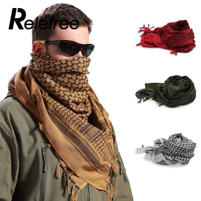 

Outdoor Hiking Scarf Palestine Arab Scarf Muslim Hijab Men Neck Cover Head Wrap Shemagh Camping Windproof Scarves