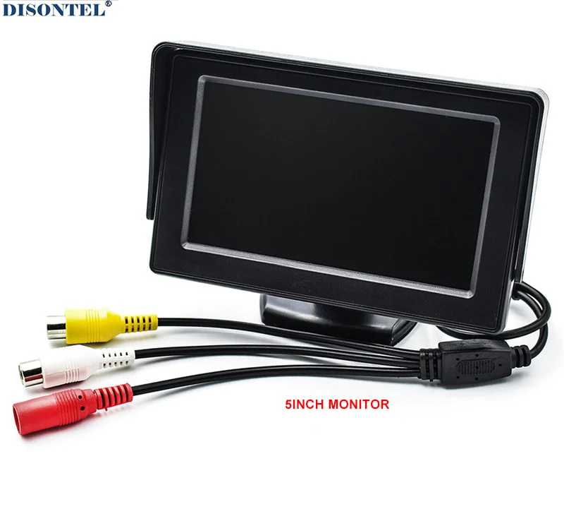 5 &quot5 дюймов цифровой CCD автомобильный монитор 800*480 TFT LCD 16:9 экран заднего вида для