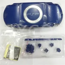 Синий цвет для psp 1000 psp 1000 psp 2000 psp 3000 игровая консоль корпус с комплект кнопок