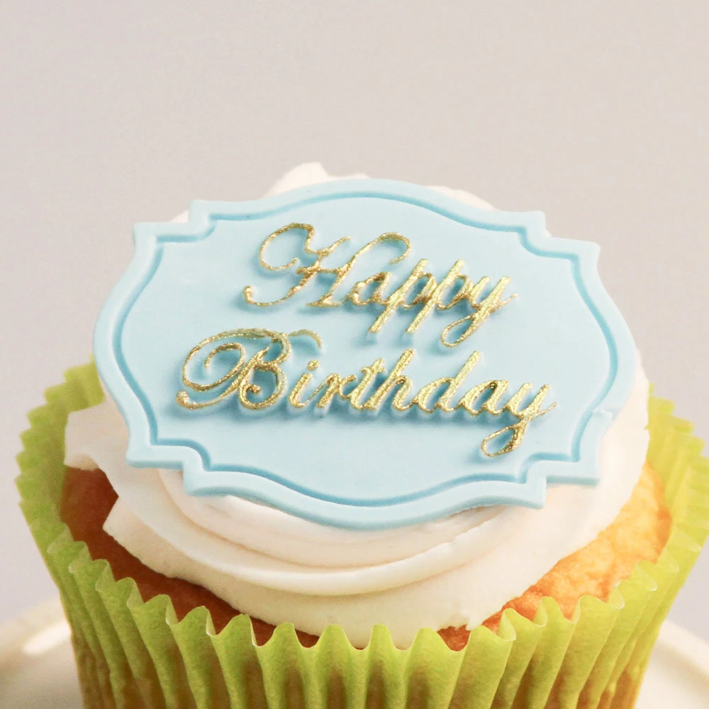 Mini Plaque D Anniversaire En Silicone Accessoires De Cuisine Moule A Fondant Gateau Cupcake Outils De Decoration Aliexpress